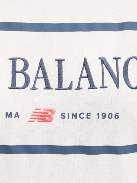New Balance t-shirt bawełniany damski kolor beżowy WT51910SST