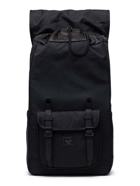 Herschel plecak Little America™ kolor czarny duży gładki - zdjęcie produktu nr 2