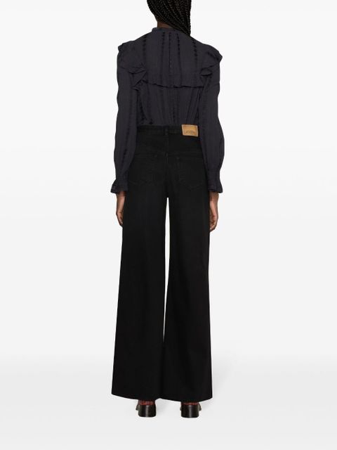 ISABEL MARANT Lemony wide-leg jeans - Black