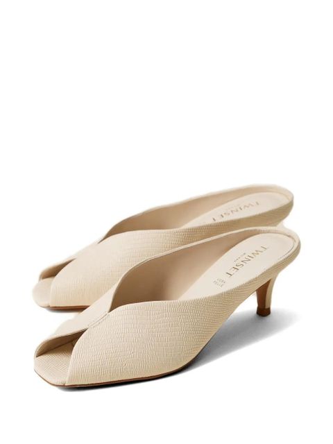 TWINSET tejus-print mules - Neutrals - zdjęcie produktu nr 2