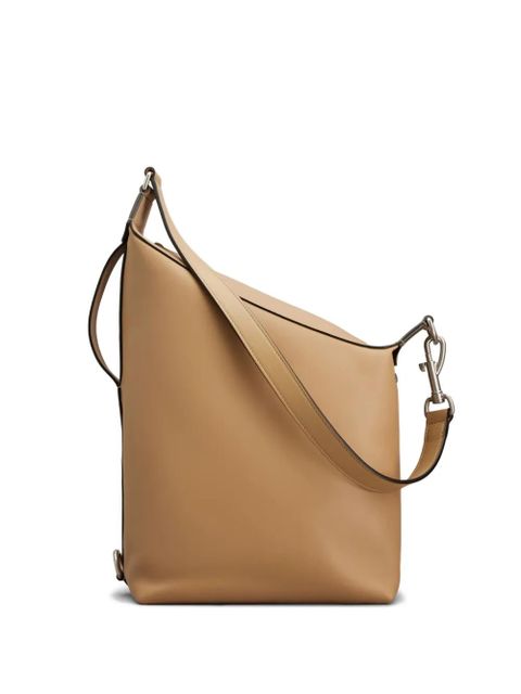 Tod's asymmetrical leather shoulder bag - Brown - zdjęcie produktu nr 1