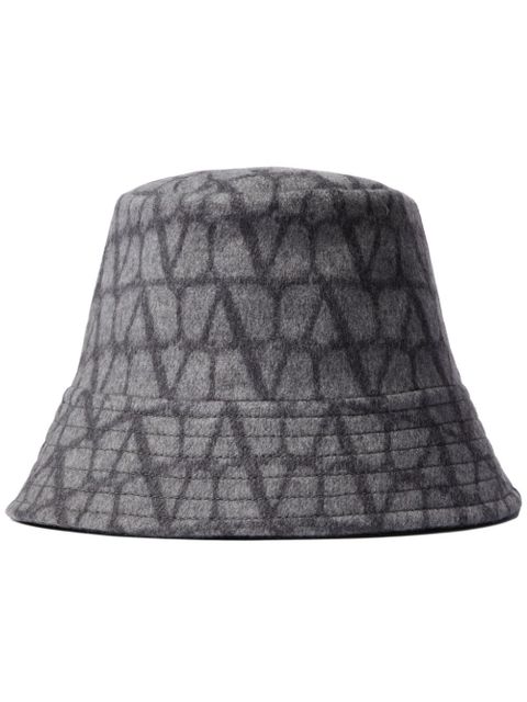 Valentino Garavani Toile Iconographe bucket hat - Grey - zdjęcie produktu nr 1