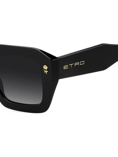 ETRO flower geometric sunglasses - Black