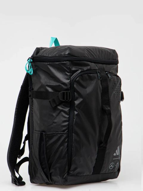 adidas plecak x Mercedes kolor szary duży z nadrukiem JX6466