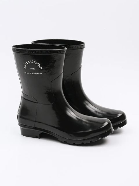 Karl Lagerfeld kalosze KALOSH damskie kolor czarny KL47075S - zdjęcie produktu nr 2