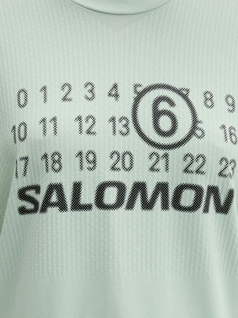 MM6 Maison Margiela x Salomon t-shirt damski kolor turkusowy S52GC0345