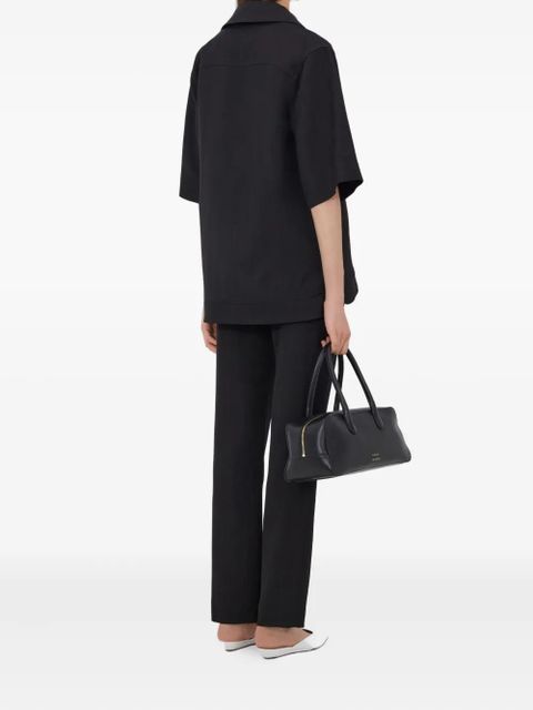 LouLou de Saison Ermo open-neck top - Black