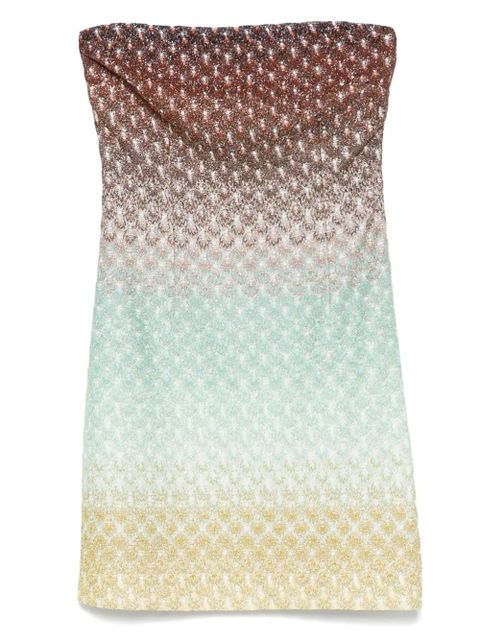 Missoni metallic-threading mini dress - Green - zdjęcie produktu nr 1