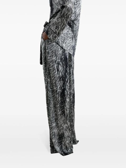 Dolce & Gabbana abstract pattern trousers - Black