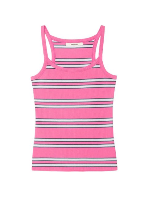 Zadig&Voltaire striped rib top - Pink - zdjęcie produktu nr 1