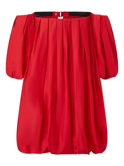 PINKO off-shoulder mini dress - Red - zdjęcie produktu nr 2