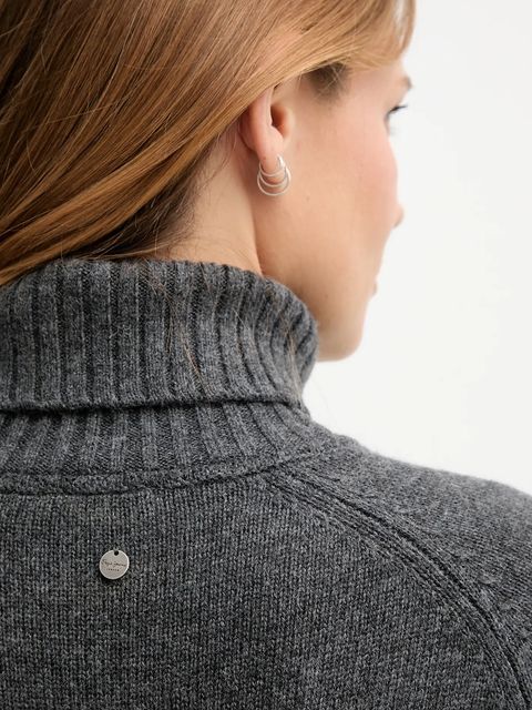 Pepe Jeans sukienka z dodatkiem wełny kolor szary mini oversize PL9537714