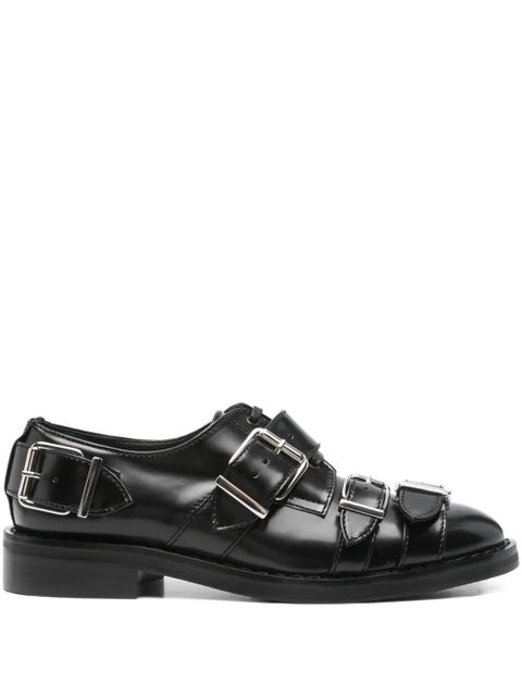 Simone Rocha multi-buckle derby shoes - Black - zdjęcie produktu nr 1