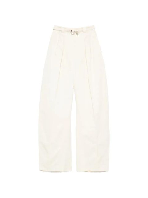 Sportmax Idoneo belt pleated pallazo pants - Neutrals - zdjęcie produktu nr 1