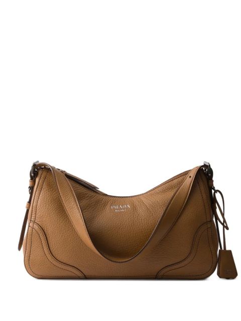 Prada Aimèe large leather shoulder bag - Brown - zdjęcie produktu nr 1