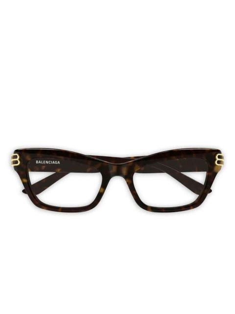 Balenciaga Eyewear square-frame glasses - Brown - zdjęcie produktu nr 1