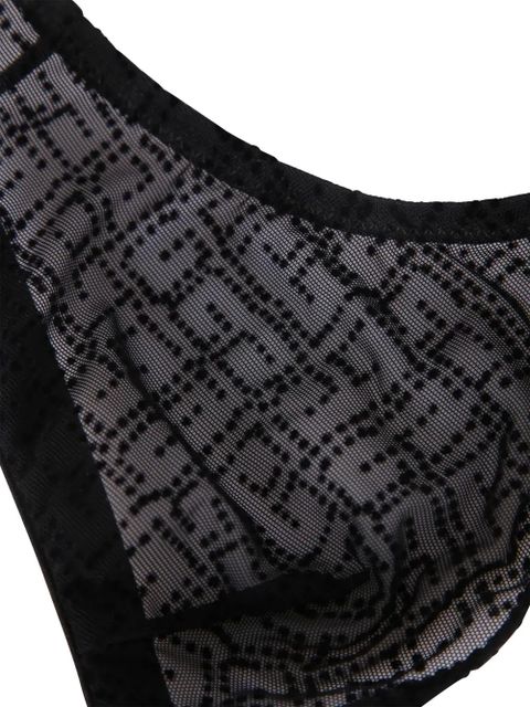 Givenchy patterned bra - Black