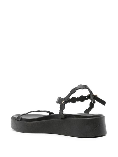 Ancient Greek Sandals Toxo 40mm leather sandals - Black - zdjęcie produktu nr 2