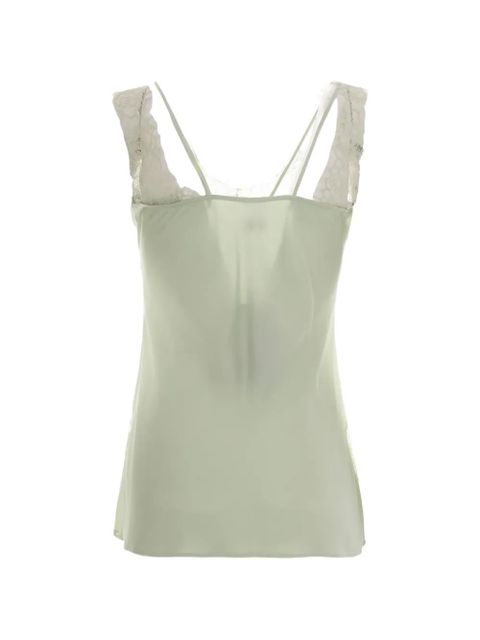 PINKO lace-detail top - Green - zdjęcie produktu nr 2