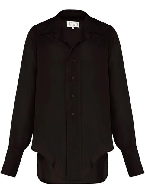 Maison Margiela dropped hem shirt - Black - zdjęcie produktu nr 1