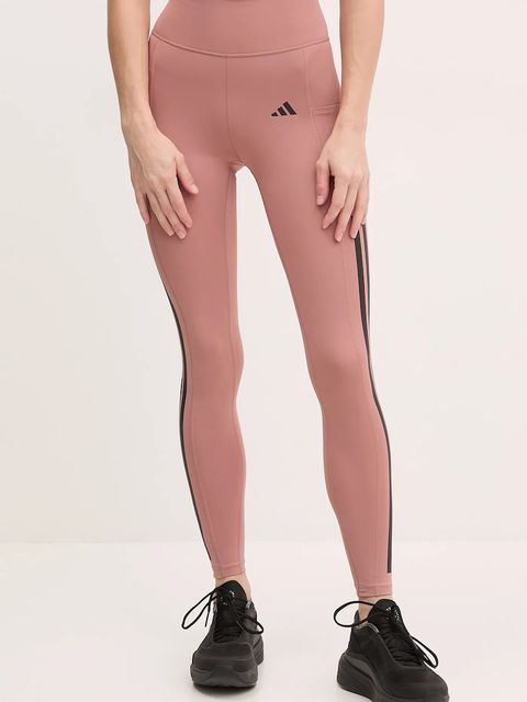 adidas Performance legginsy treningowe Optime kolor pomarańczowy z nadrukiem JI8764 - zdjęcie produktu nr 1