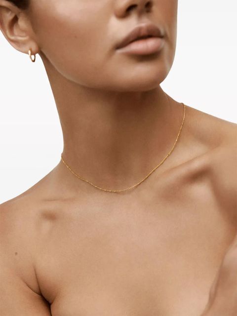 Monica Vinader Statin chain necklace - Gold