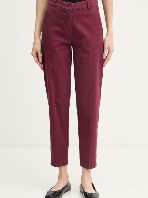 United Colors of Benetton spodnie damskie bawełniane z elastanem - zdjęcie produktu nr 1