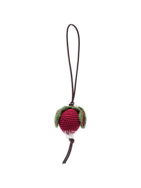 JW Anderson Radish crocheted charm - Red - zdjęcie produktu nr 2