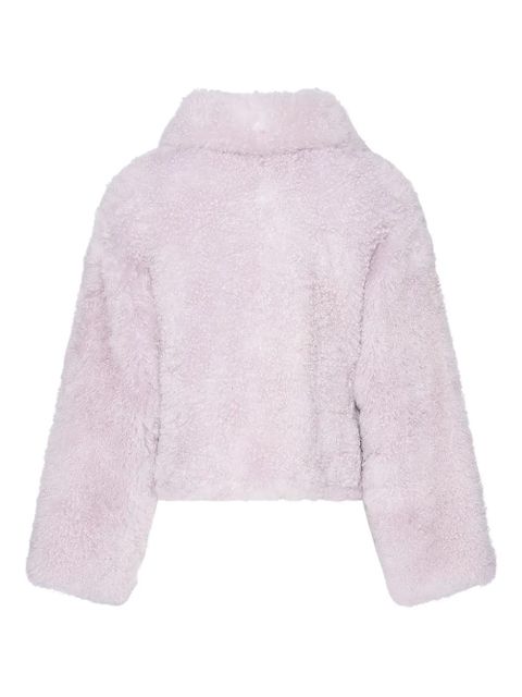 Yves Salomon shearling jacket - Purple