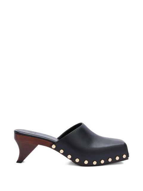 GANNI studded heeled mules - Black - zdjęcie produktu nr 1