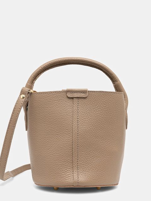 Answear.LAB torebka skórzana kolor brązowy - zdjęcie produktu nr 1