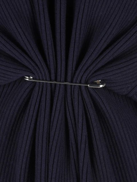 Balenciaga Safety Pin knitted mini dress - Blue