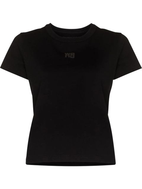 Alexander Wang logo-print short-sleeve T-shirt - Black - zdjęcie produktu nr 1