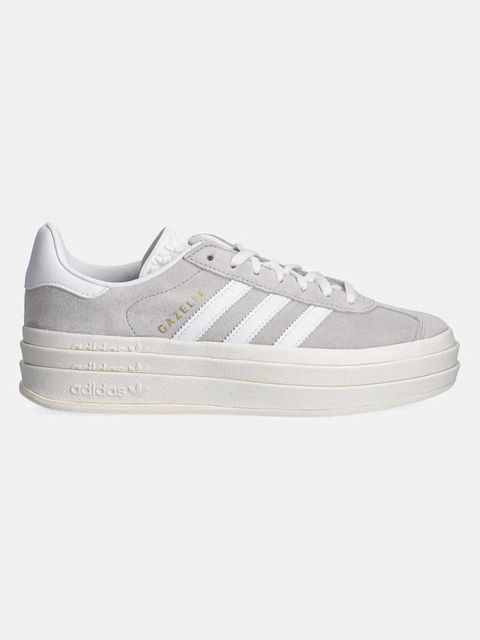 adidas Originals sneakersy zamszowe Gazelle Bold W kolor szary HQ6893 - zdjęcie produktu nr 2