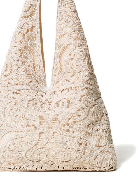TWINSET Ventotene crochet shoulder bag - Neutrals