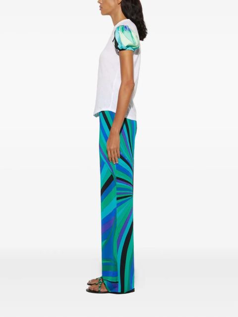 PUCCI Iride-print trousers - Green - zdjęcie produktu nr 2