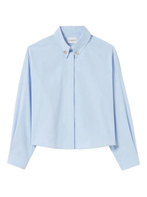 Claudie Pierlot button-detail shirt - Blue - zdjęcie produktu nr 1