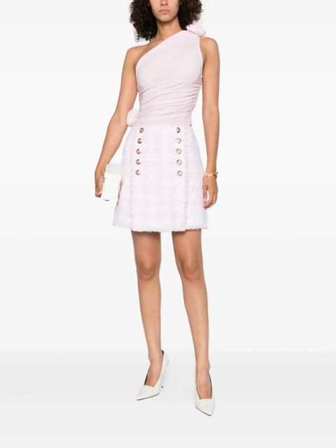Balmain tweed mini skirt - Pink