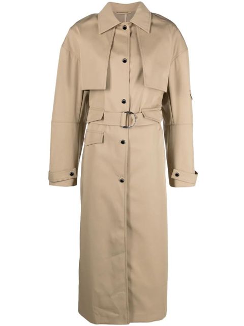 Nanushka Elinor single-breasted trench coat - Neutrals - zdjęcie produktu nr 1