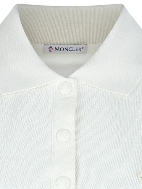 Moncler button logo patch T-shirt - White
