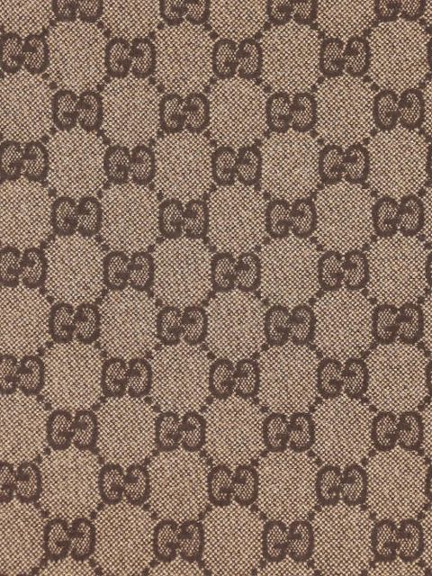 Gucci monogram fringed scarf - Neutrals - zdjęcie produktu nr 2