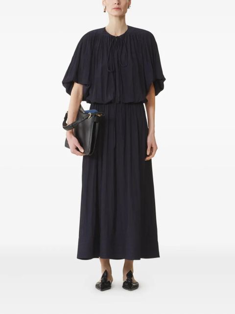 Lanvin pleated maxi dress - Black