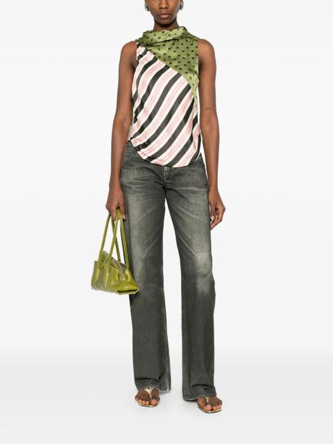 Jean Paul Gaultier cowl-neck tank top - Green - zdjęcie produktu nr 2