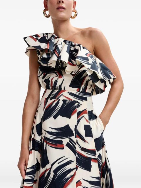 Essentiel Antwerp ruffled-neck blouse - Neutrals