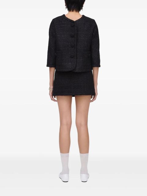 Marc Jacobs The Tweed Backwards jacket - Black