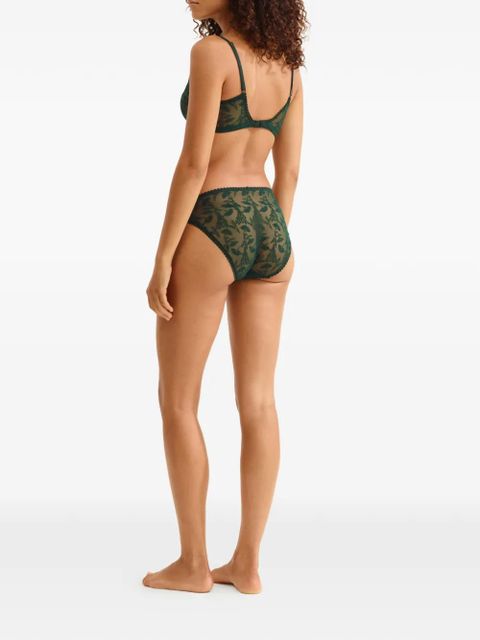 ERES floral-print bra - Green
