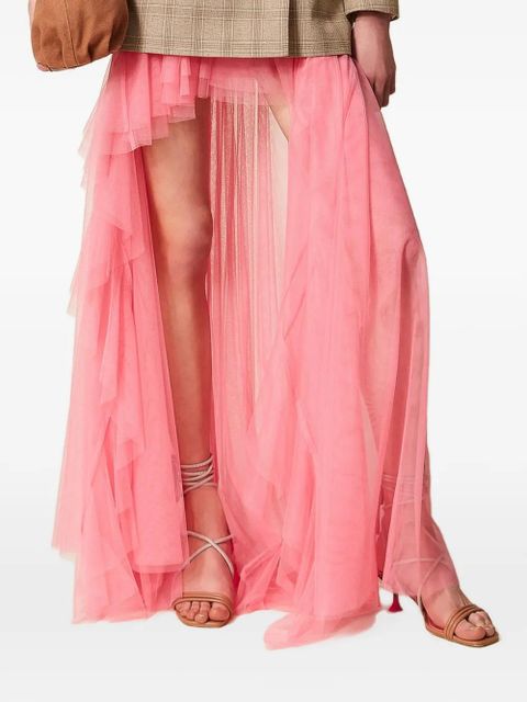TWINSET x Myfo asymmetric tulle skirt - Pink - zdjęcie produktu nr 1