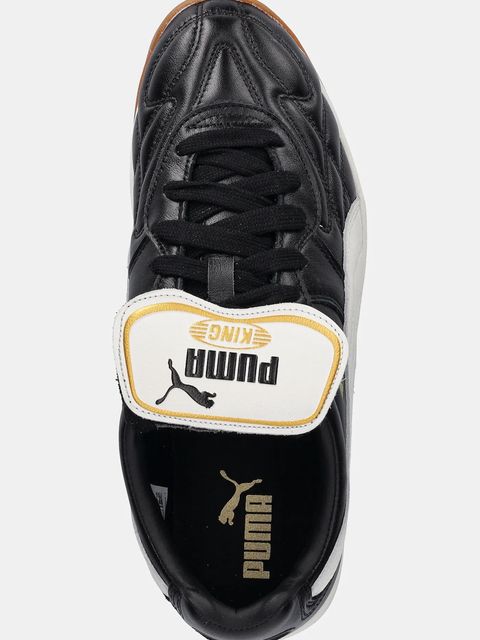 Puma sneakersy skórzane King Indoor kolor czarny 401683