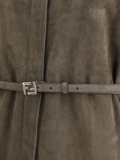 FENDI suede shirt - Grey