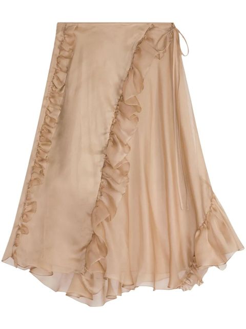 Cecilie Bahnsen Adelina midi skirt - Neutrals - zdjęcie produktu nr 1